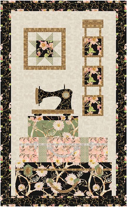 Bee Inspired Bloom Tapestry Version